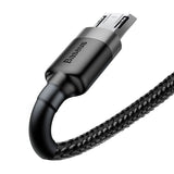 Baseus Cafule Micro USB cable 2.4A 1m (Gray + Black)
