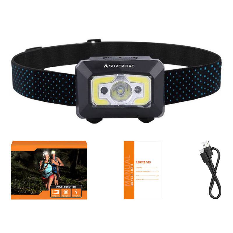 Superfire X30 headlamp, 340 lm, USB, 5 modes, 130 m