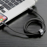 Baseus Cafule USB Lightning Cable 2,4A 1m (Gray+Black)