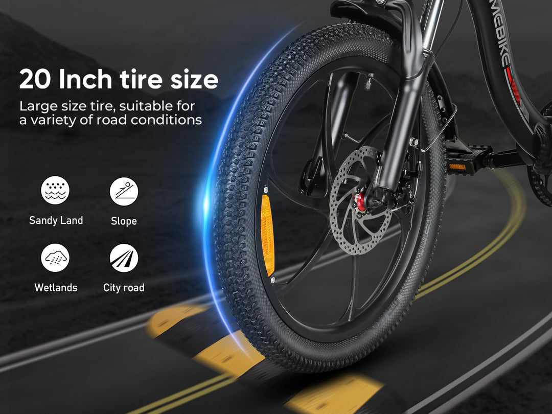 SAMEBIKE CY20 Elektriratas 350W 13Ah