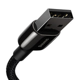 Baseus Tungsten Gold Cable USB to iP 2.4A 2m (black)