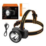 Superfire HL55 headlamp, 150 lm, USB-C, 4 modes, 270 m