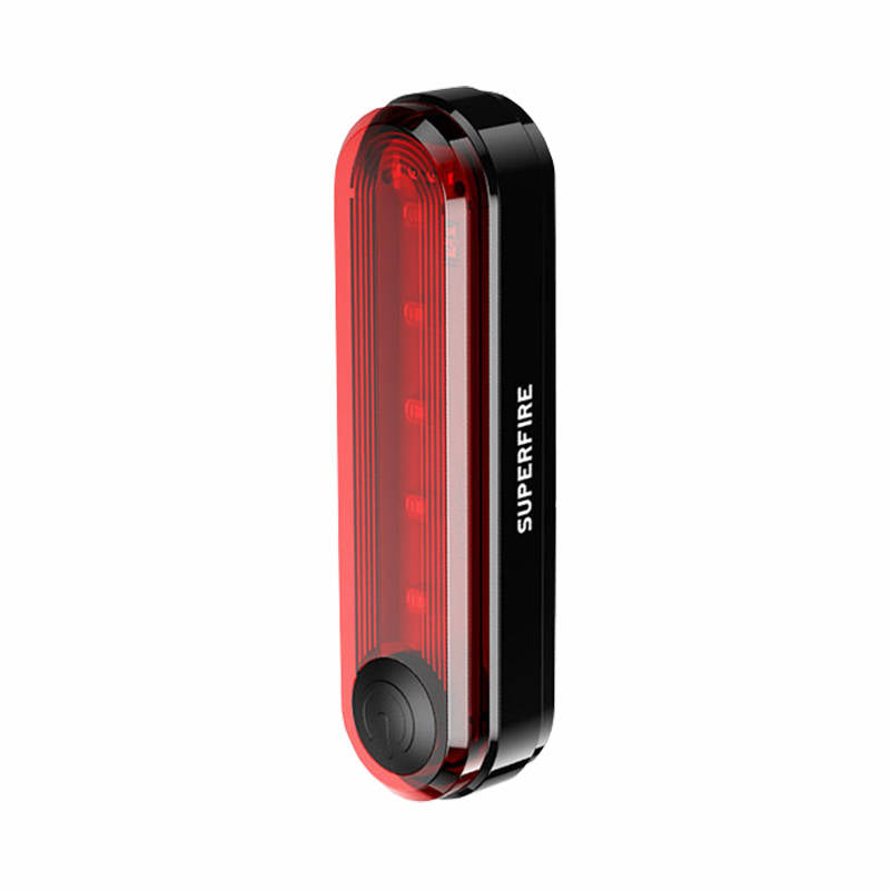 Superfire BTL01 rear bike light, USB, 230mAh