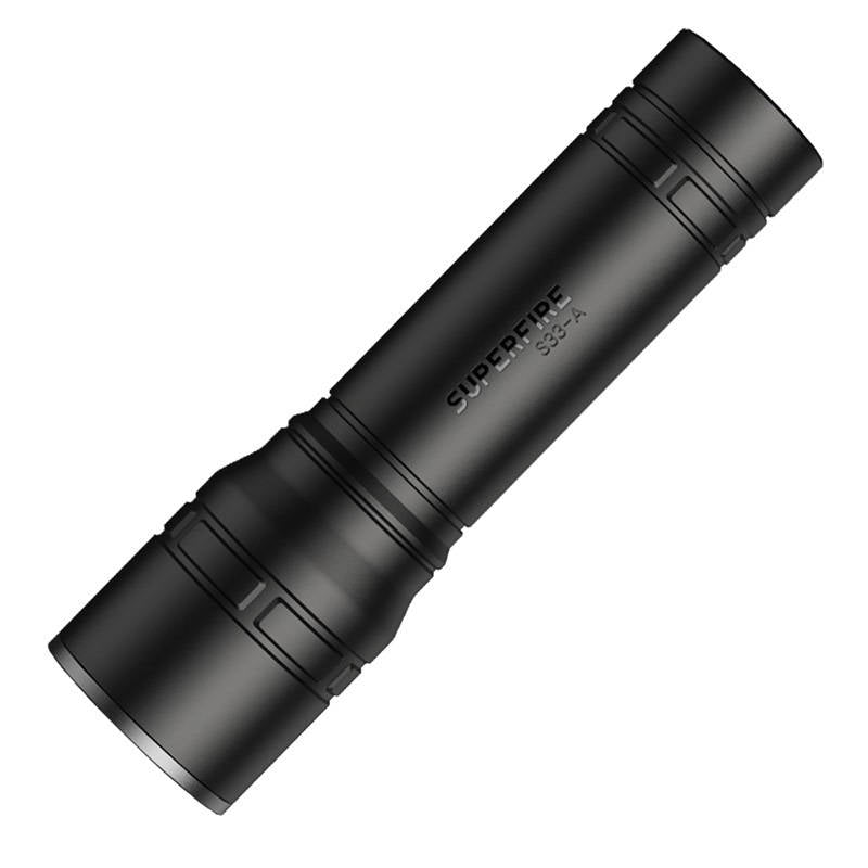 Superfire S33-A flashlight, USB, black, 4 modes