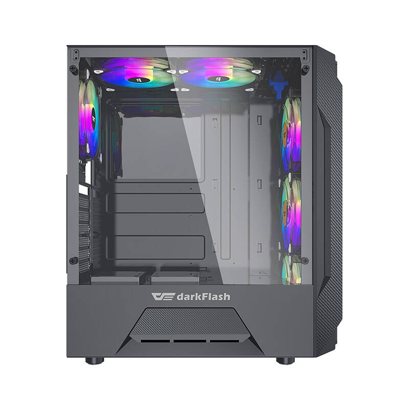 Darkflash LEO computer case (black)
