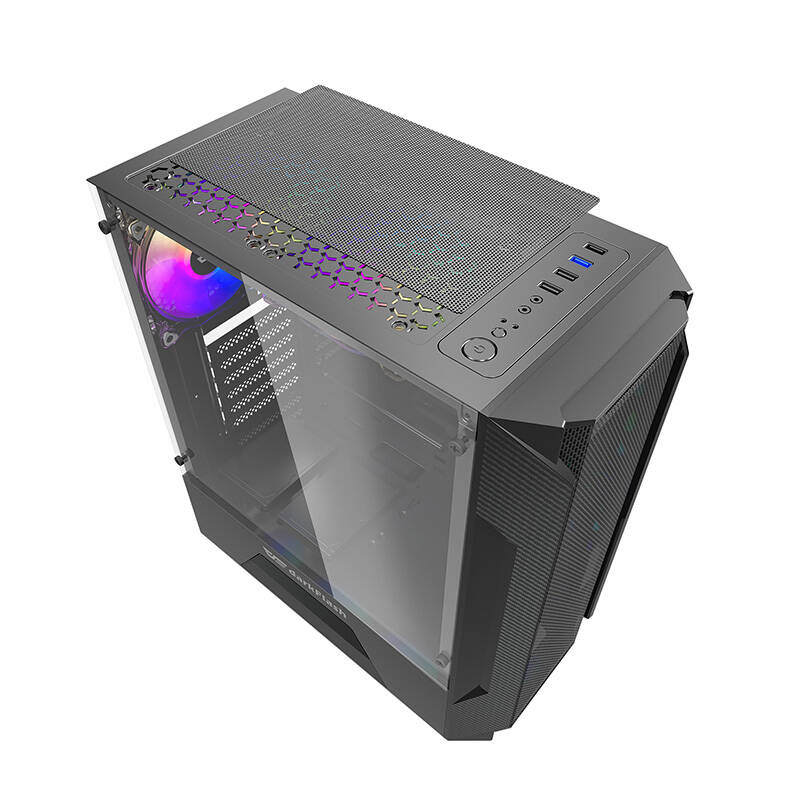 Darkflash LEO computer case (black)