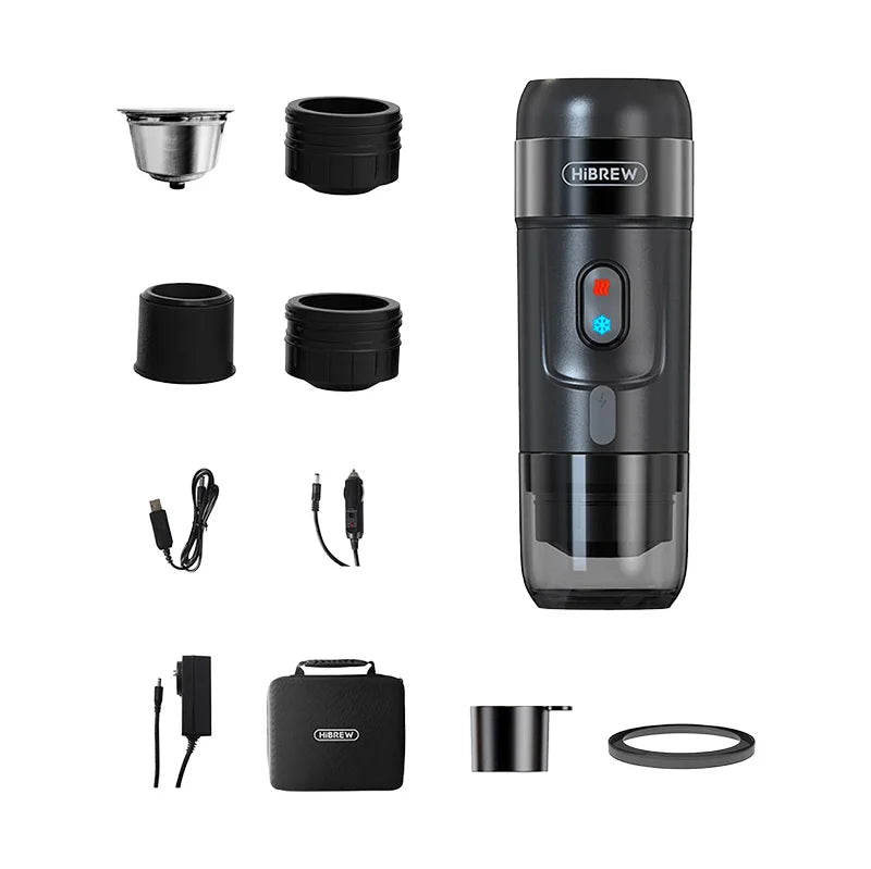 HIBREW H4A 3-in-1 80W Portable Coffee Maker with Carrying Case