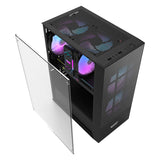 Darkflash A290 computer case (black) + 3 fans