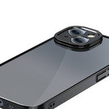 Baseus Glitter Transparent Case and Tempered Glass set for iPhone 14 Plus (black)