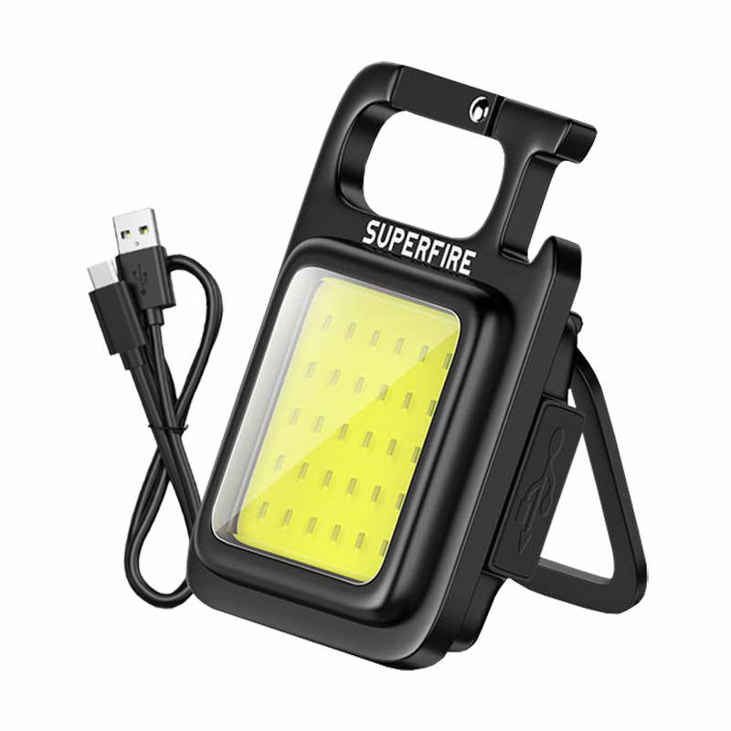 Superfire MX16 flashlight, 600 lm, 500 mAh, USB-C, 4 modes