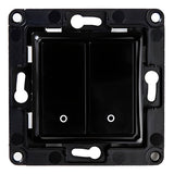 Shelly wall switch 2 button (black)