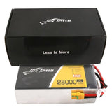 Tattu NMC 28000mAh 22.2V 5C 6S1P Lipo Battery Pack with XT90-S plug