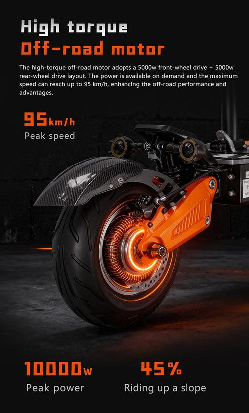 BOYUEDA M2 elektritõukeratas, 2x 10000W, 95km/h