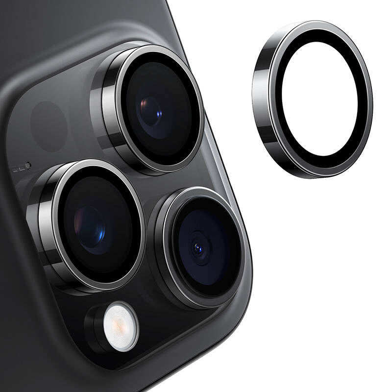 Lensguard Camera Glass for iPhone 16/16 Plus (Black)