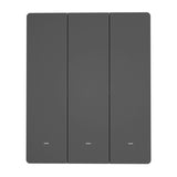 SONOFF M5-3C-80 Smart WiFi Wall Switch (3-channel, flush-mount, graphite)