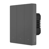 SONOFF M5-3C-80 Smart WiFi Wall Switch (3-channel, flush-mount, graphite)