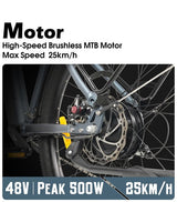 Cysum M-RAX elektriratas 48V 13Ah