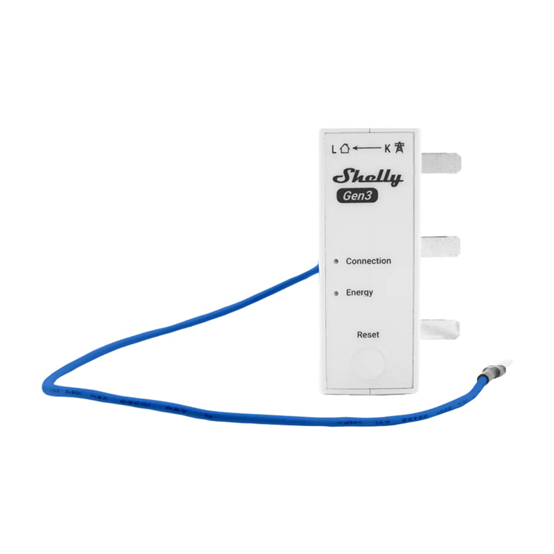 Shelly 3EM-63T Gen3 1/3-channel WiFi energy meter (flat terminal)