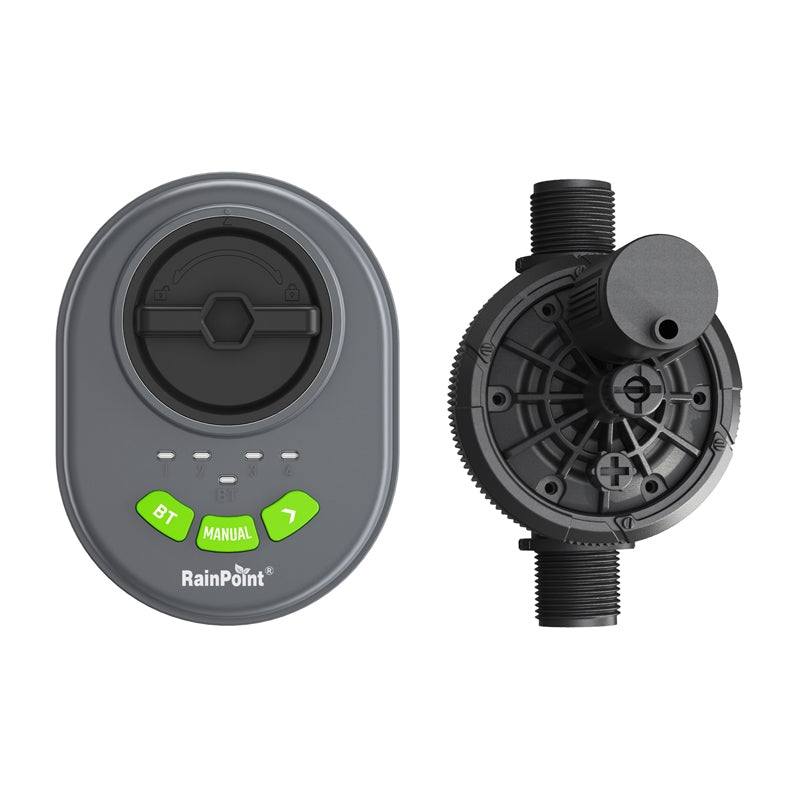 RainPoint 4-zone sprinkler controller with app, Bluetooth