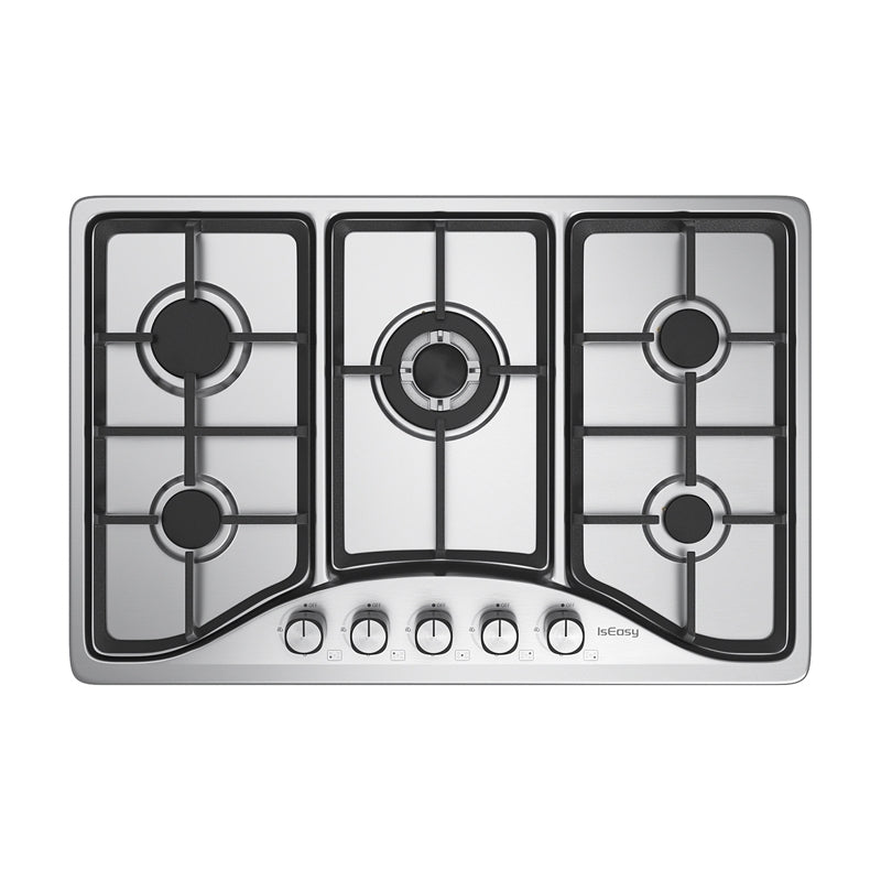 IsEasy MGBS-765 stainless steel gas cooktop