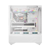 Darkflash DY460 computer case (White) + 4 ARGB fans