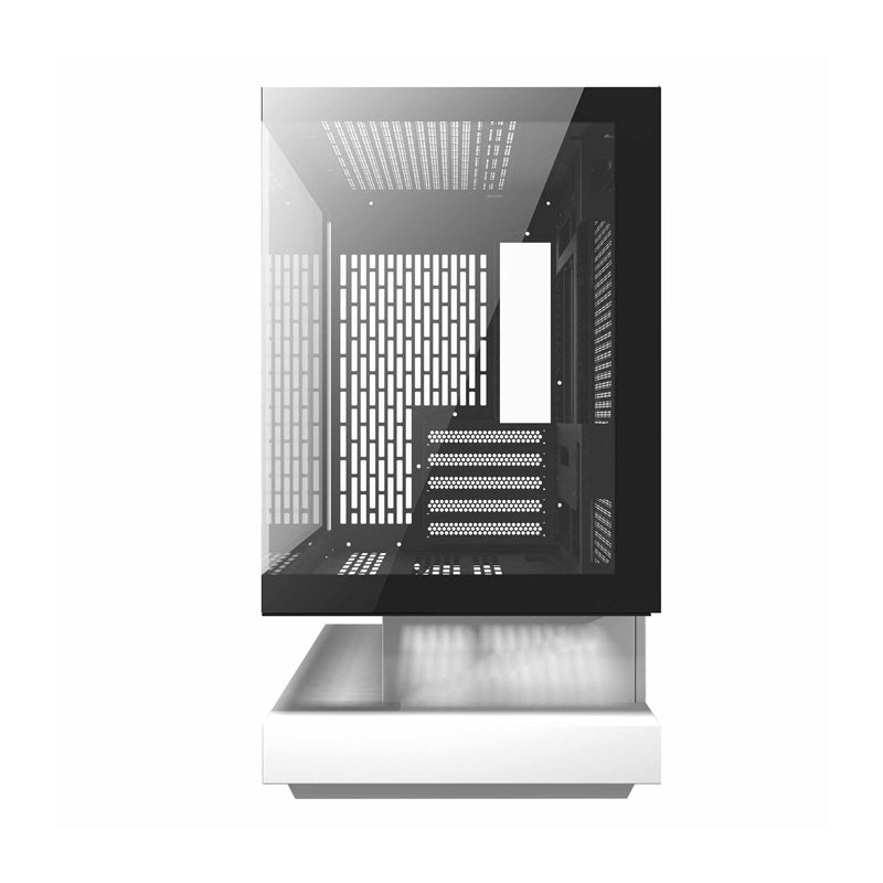 Darkflash F1 computer case (White) + 6 ARGB fans