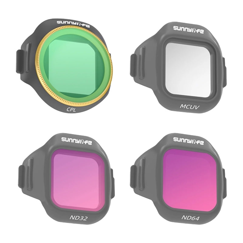 Set of 4 Sunnylife MCUV + CPL + ND32 + ND64 filters for MINI 5 Pro