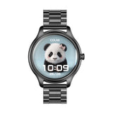 COLMI L28 Smart Watch (black + black steel strap)