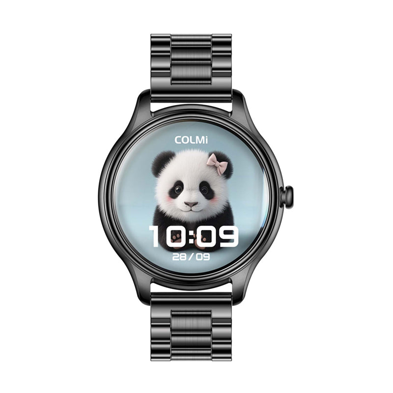 COLMI L28 Smart Watch (black + black steel strap)