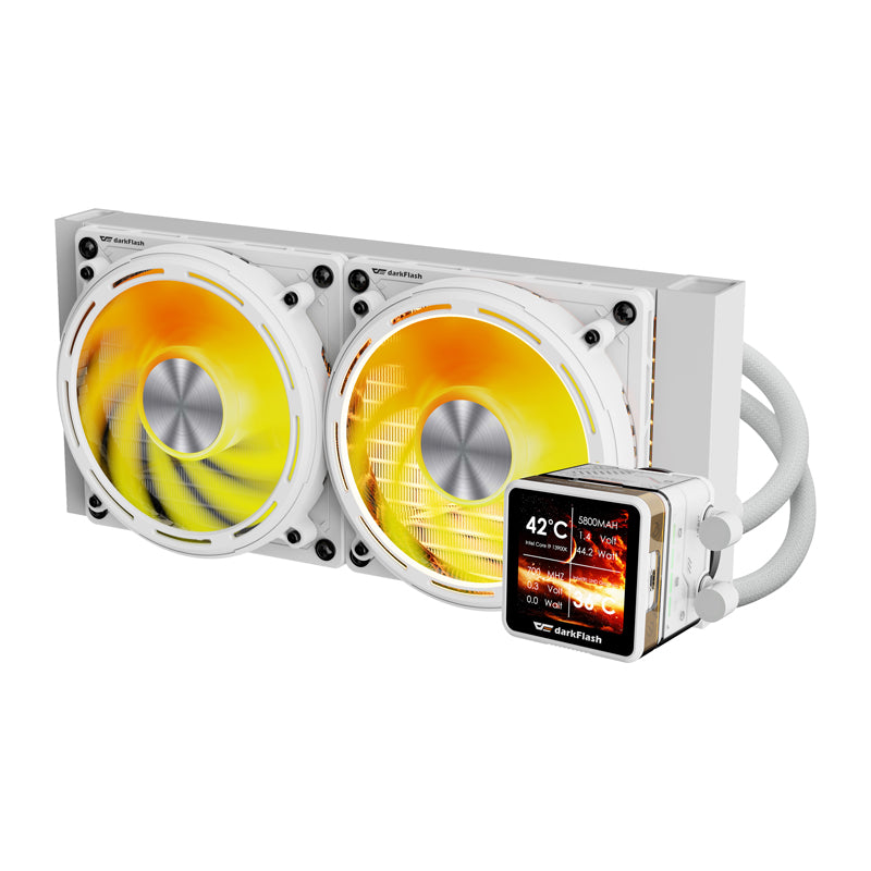 Water cooling for the processor DE240 (white)