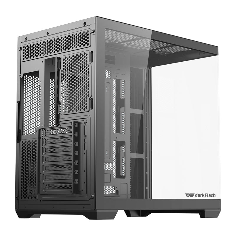 DarkFlash C280 computer case (black) + 7 fans