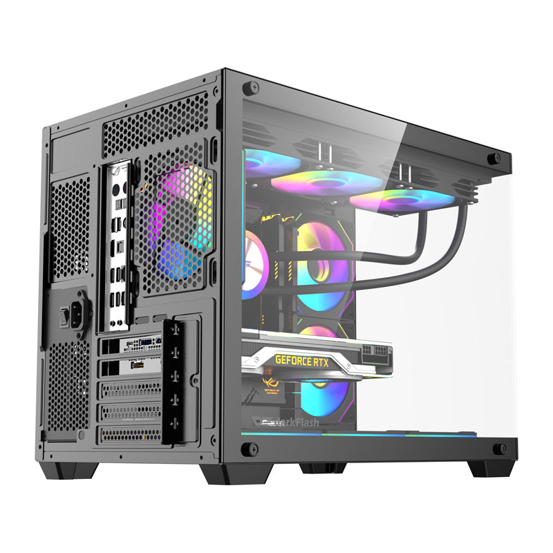 DarkFlash B275 PRO computer case (black) + 6 fans