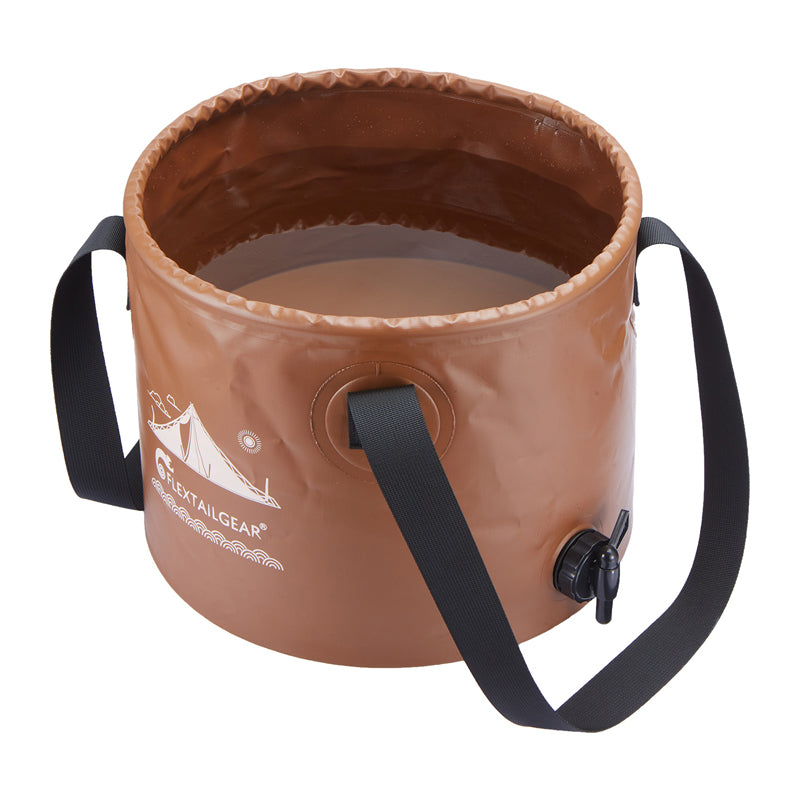 Flextail Flex Bucket 20L Folding Bucket (Brown)
