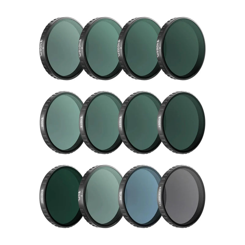 Freewell Filter Set for OSMO Action 6 – Mega Kit – 12-piece package