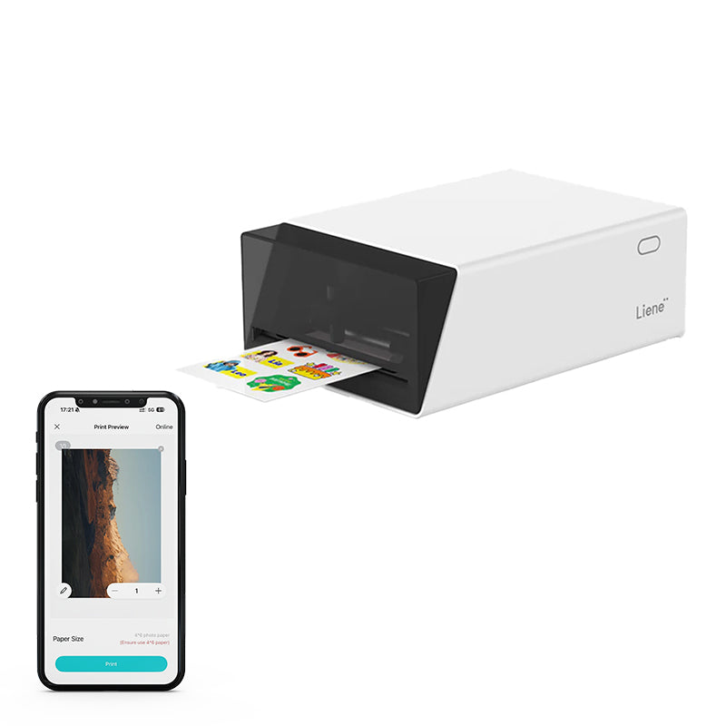 Liene Pix Cut 2-in-1 Portable Photo Printer