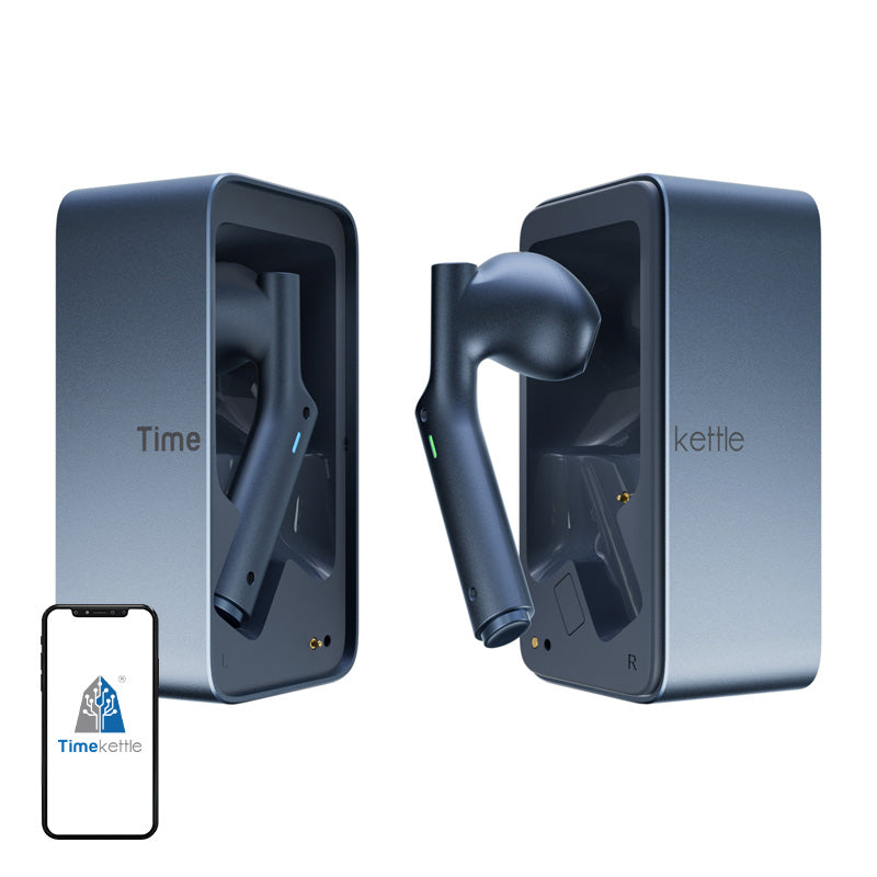 TIMEKETTLE W4 Translation Earbuds (Blue)