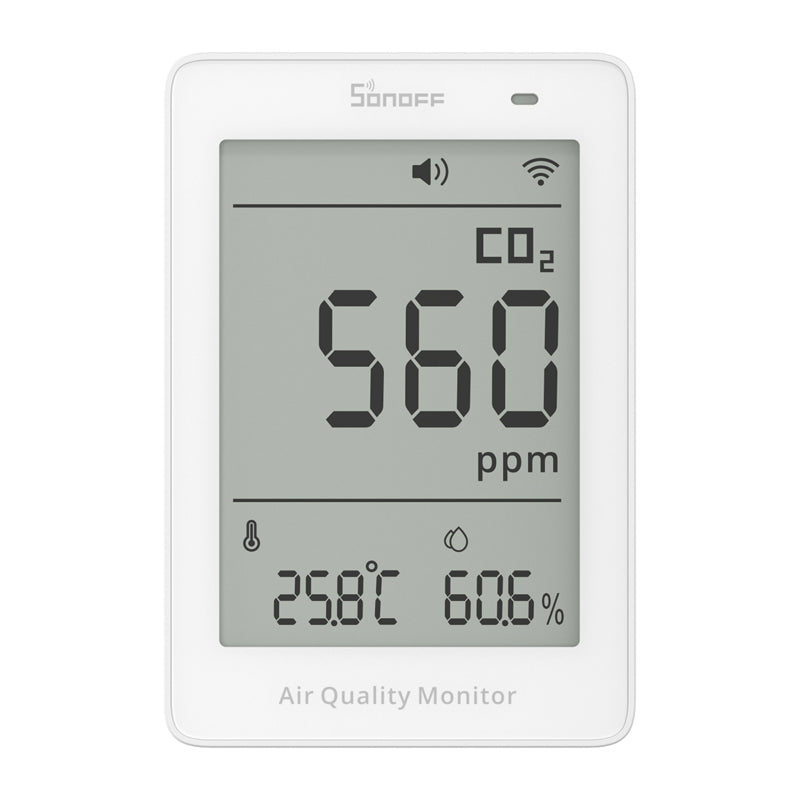 Sonoff AirGuard CO2 SAWF-08P WiFi LCD Air Quality Meter
