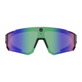 Colmi V06 AI Sports Sunglasses (Black with Blue Lenses)