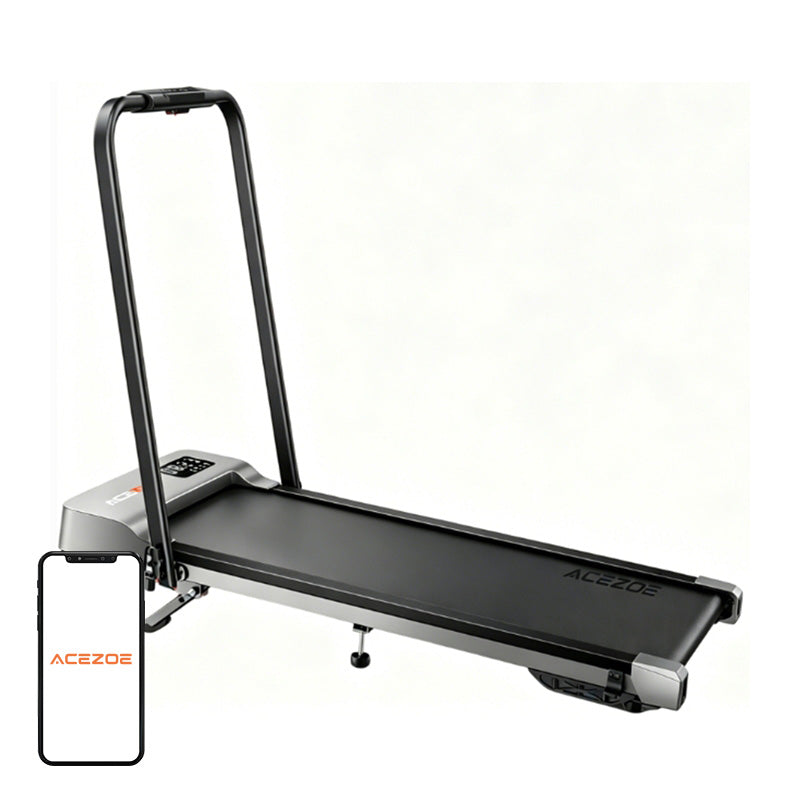 ACEZOE P12 Foldable Electric Treadmill (Black and Gray)