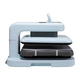 HTVRONT Auto 2 Digit Heat Transfer Press (light blue)