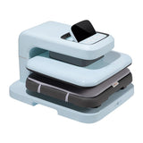 HTVRONT Auto 2 Digit Heat Transfer Press (light blue)