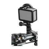 Puluz Aluminum Handlebar Mount with 360-Degree Rotation for Action Cameras (Black)
