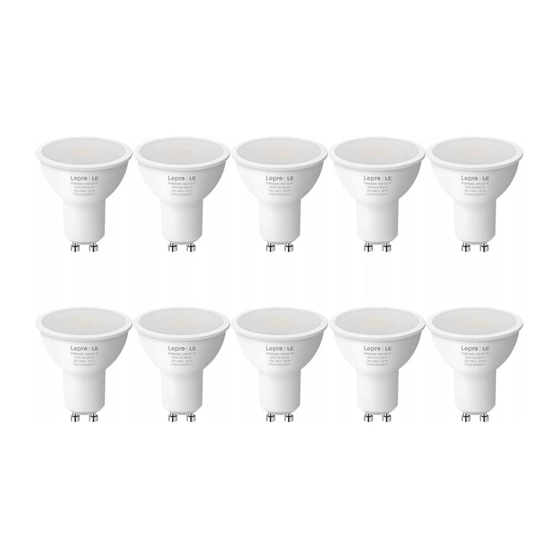 LED bulb LEPRO 200081-WW-EU-10 GU10 4.5W (50W) 345lm 2700K 100° 10pcs