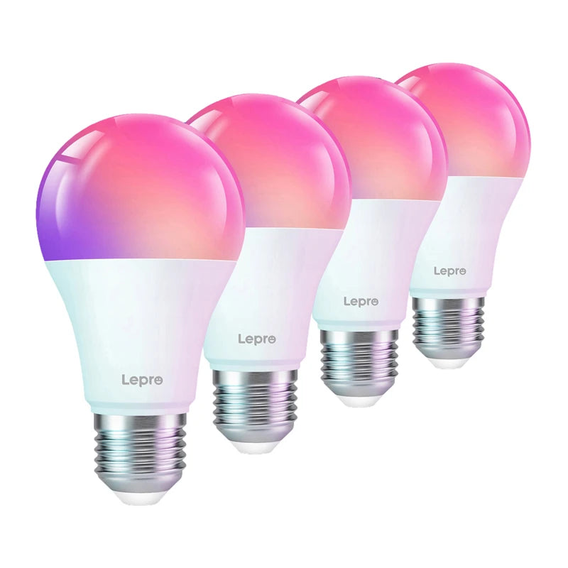 LEPRO B1-EU-4 E27 Wi-Fi LED bulb, 4-pack