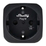 Shelly Plug M Gen3 Smart Outlet (Black)
