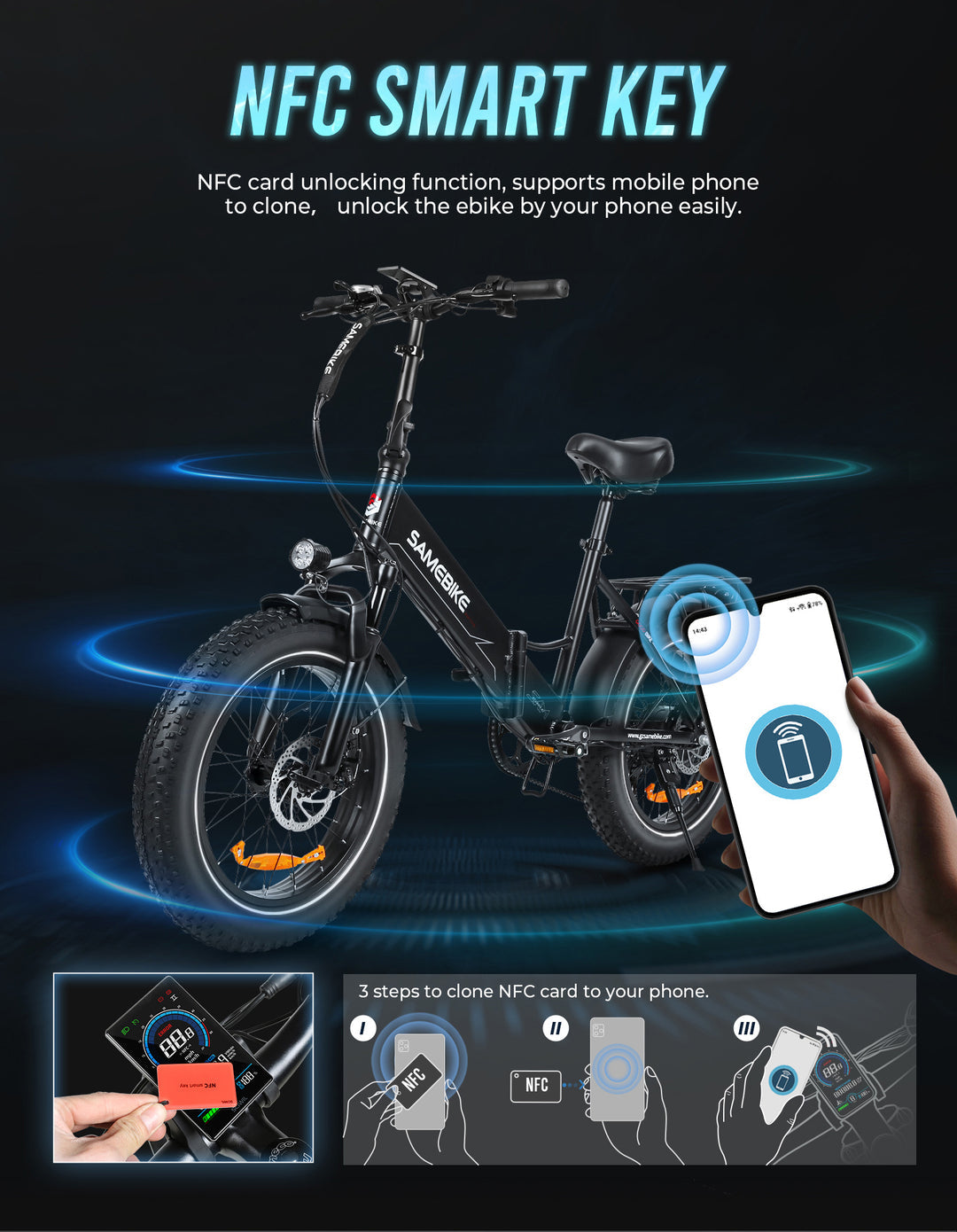 Samebike LOTDM200-II 750W elektriratas