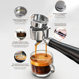 HiBREW H10B espressomasin, 20-baarine tõmberõhk