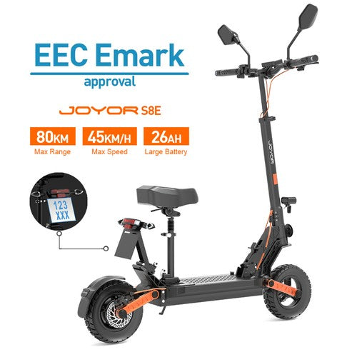 Joyor S8E elektriline tõukeratas 800W mootor, 48V, 26 Ah