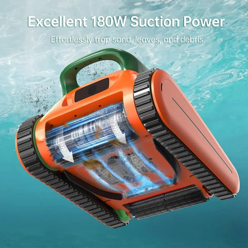 Seauto Crab juhtmeta robot-basseinipuhasti